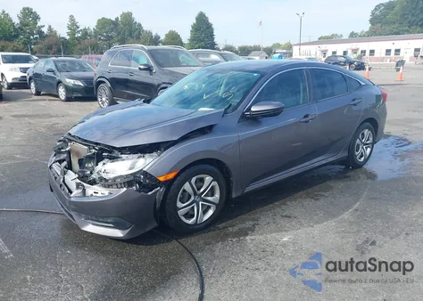 2017 Honda Civic Lx from USA, damaged, VIN 19XFC2F54HE055747